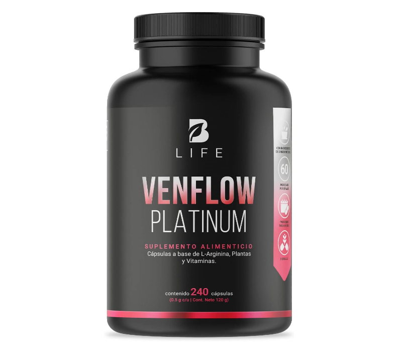 Venflow Platinum | Fórmula potenciada a base de L-Arginina